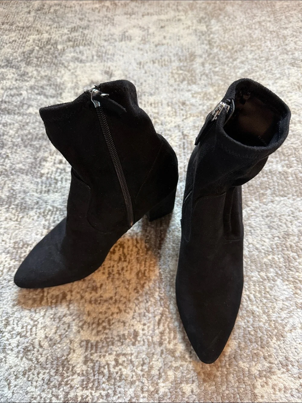 Steve Madden Black Suede Boot